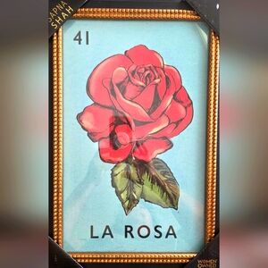 NEW Sapna Shah Loteria LA ROSA Art Print
